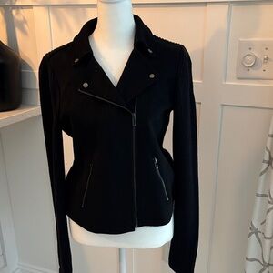 Nic & Zoe black moto jacket